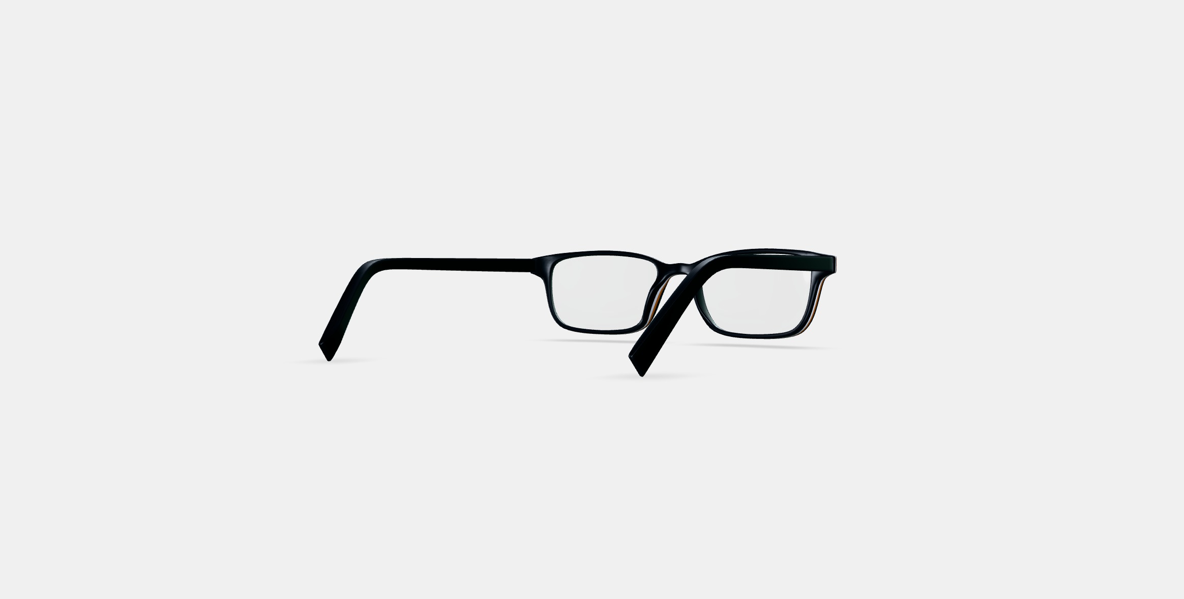 Wilkie Low Bridge Fit Eyeglasses in Black Matte Eclipse 3D model_5