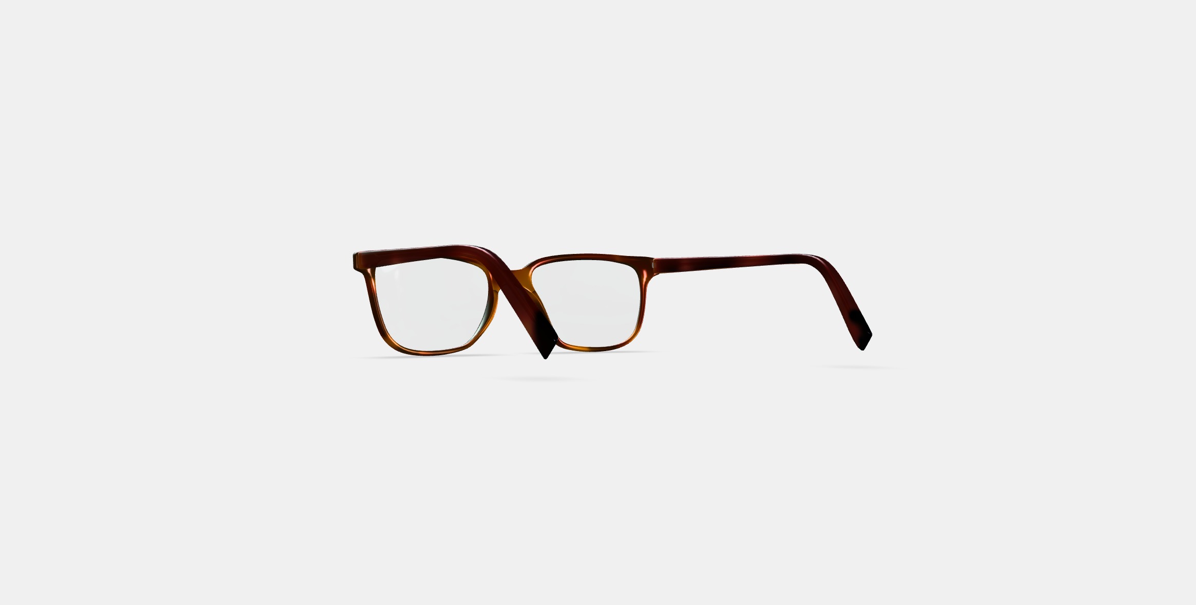 Hayden Low Bridge Fit Eyeglasses in Rye Tortoise 3D model_16