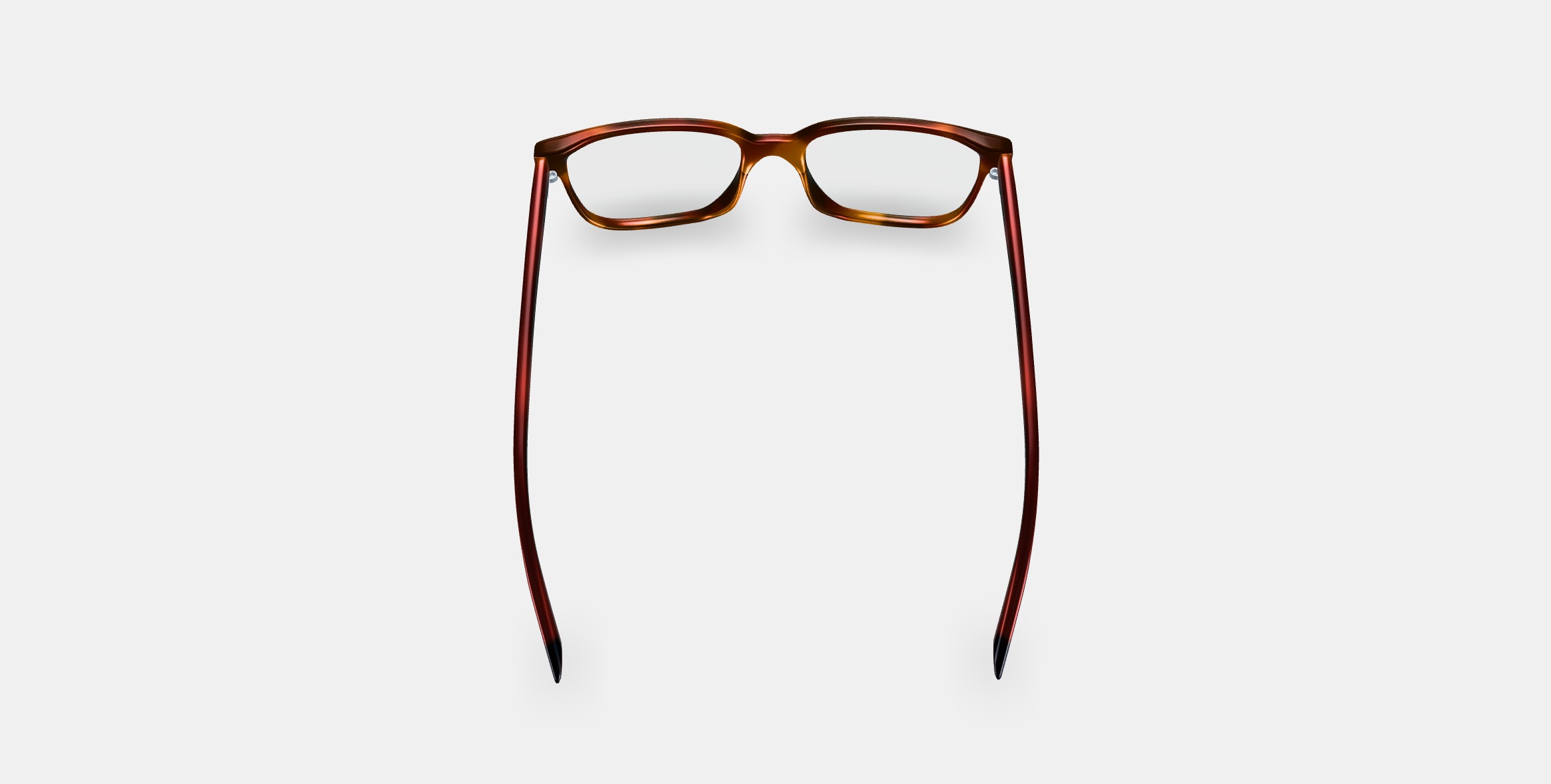 Hayden Low Bridge Fit Eyeglasses in Rye Tortoise 3D model_3