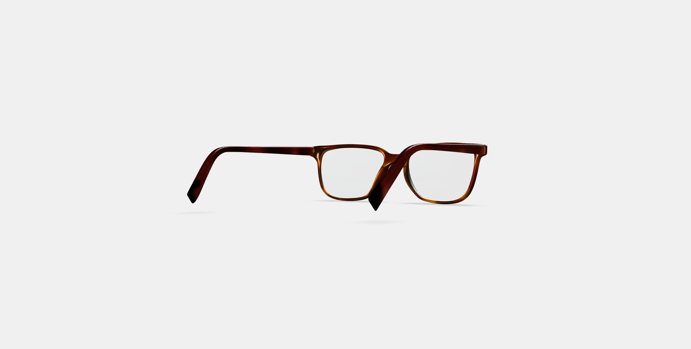 Hayden Low Bridge Fit Eyeglasses in Rye Tortoise 3D model_4