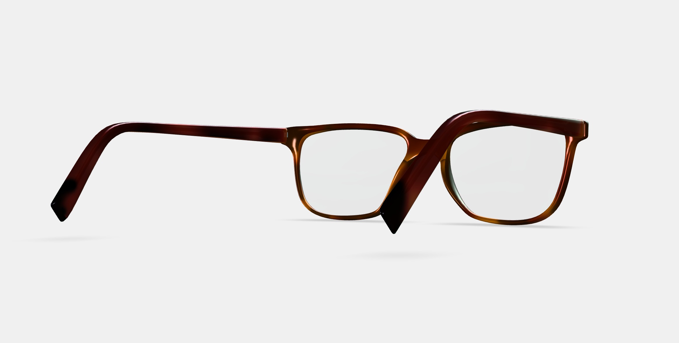 Hayden Low Bridge Fit Eyeglasses in Rye Tortoise 3D model_5