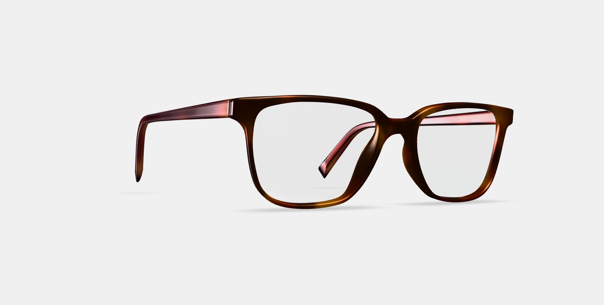 Hayden Low Bridge Fit Eyeglasses in Rye Tortoise 3D model_9