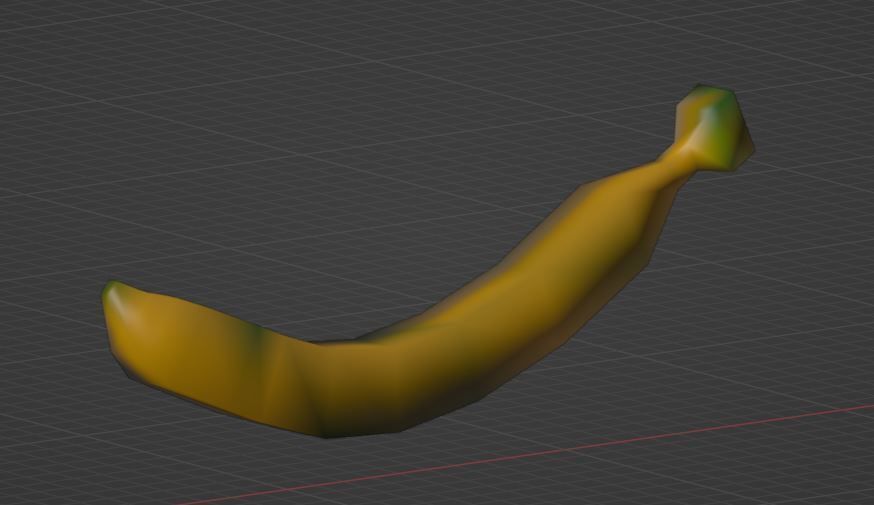 Banana 3D model Low-poly 3D Low-poly 3D model_14