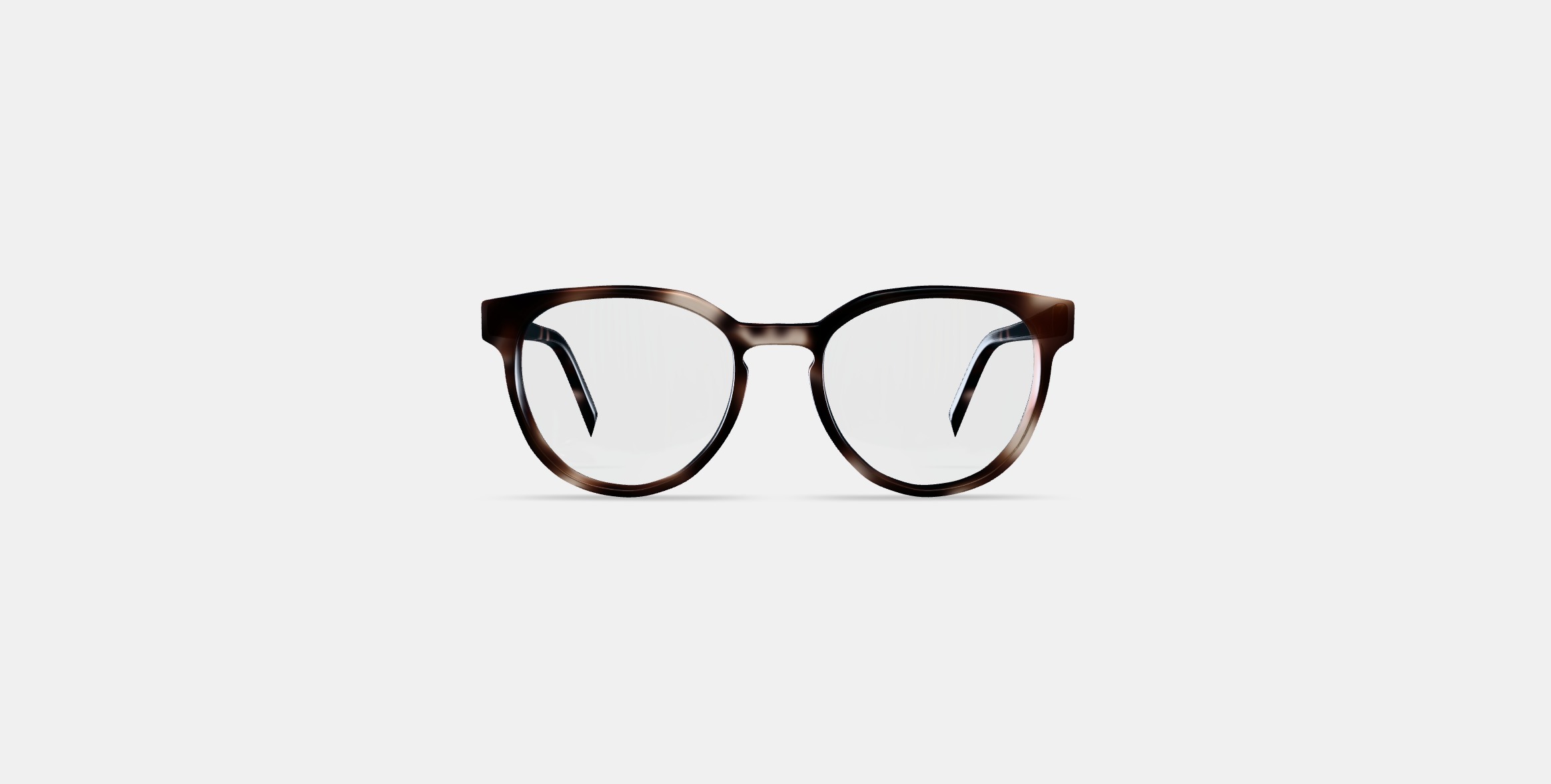 Wright Low Bridge Fit Eyeglasses in Cognac Tortoise 3D model_9