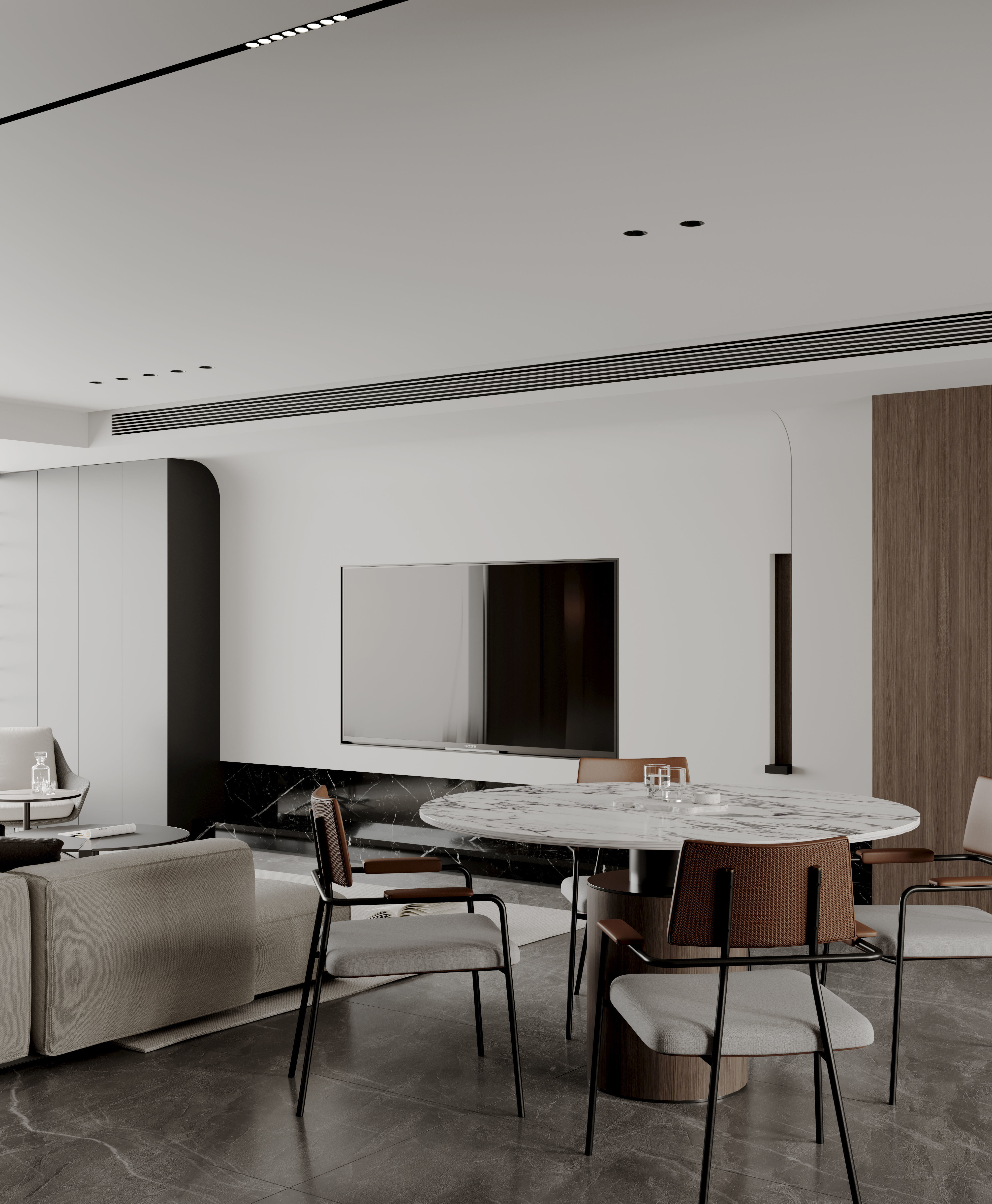 apartment interior    3D model_2