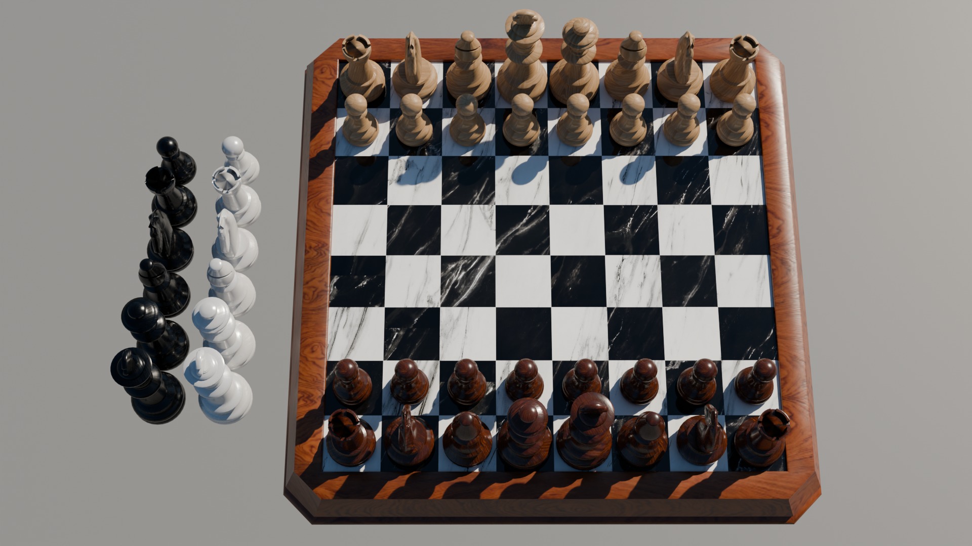 Chess 3D model_4