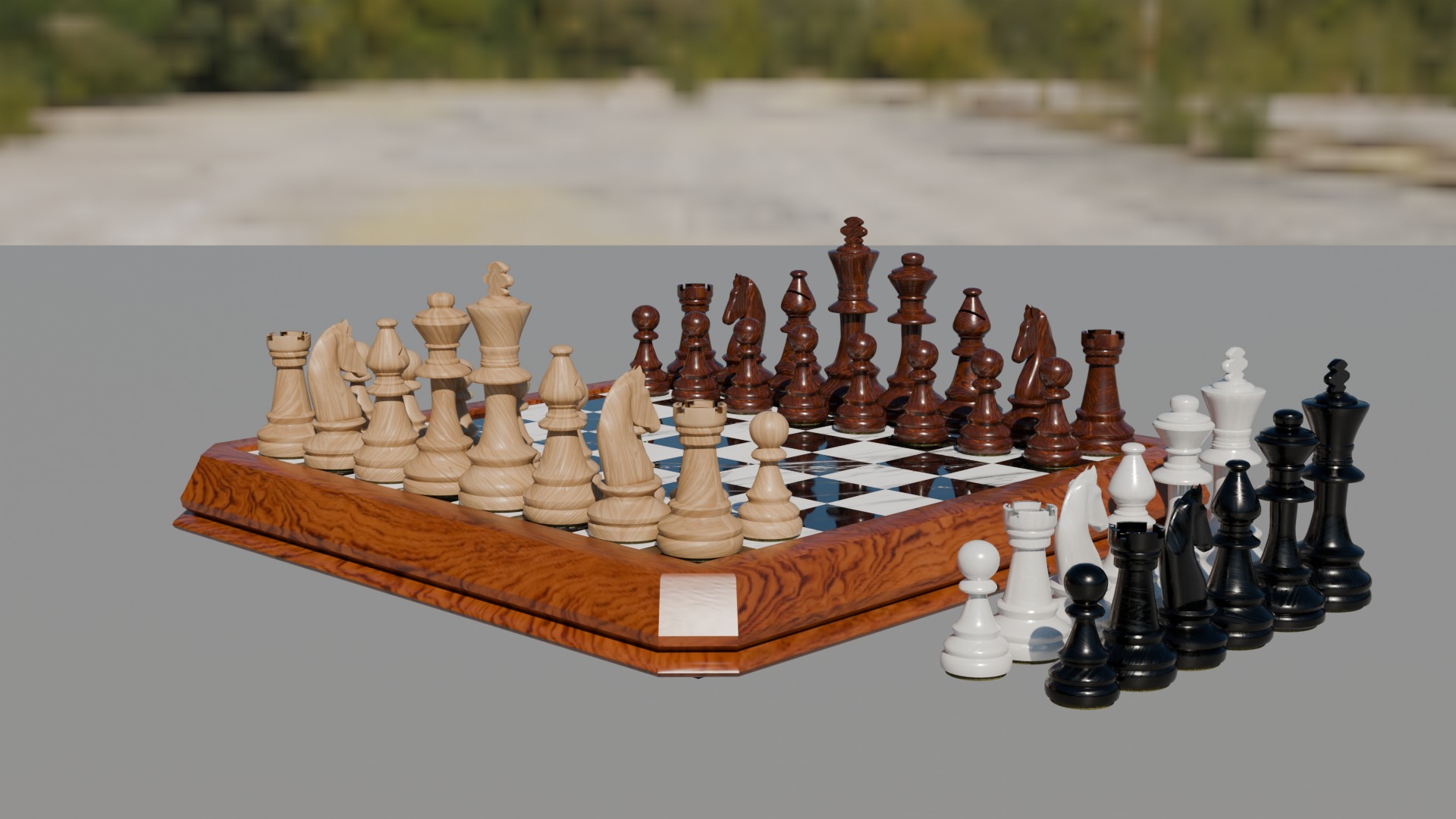 Chess 3D model_1