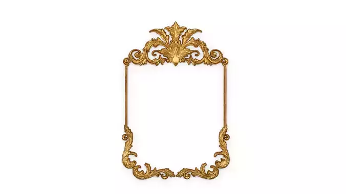 Plaster decorative frame ornament 25
