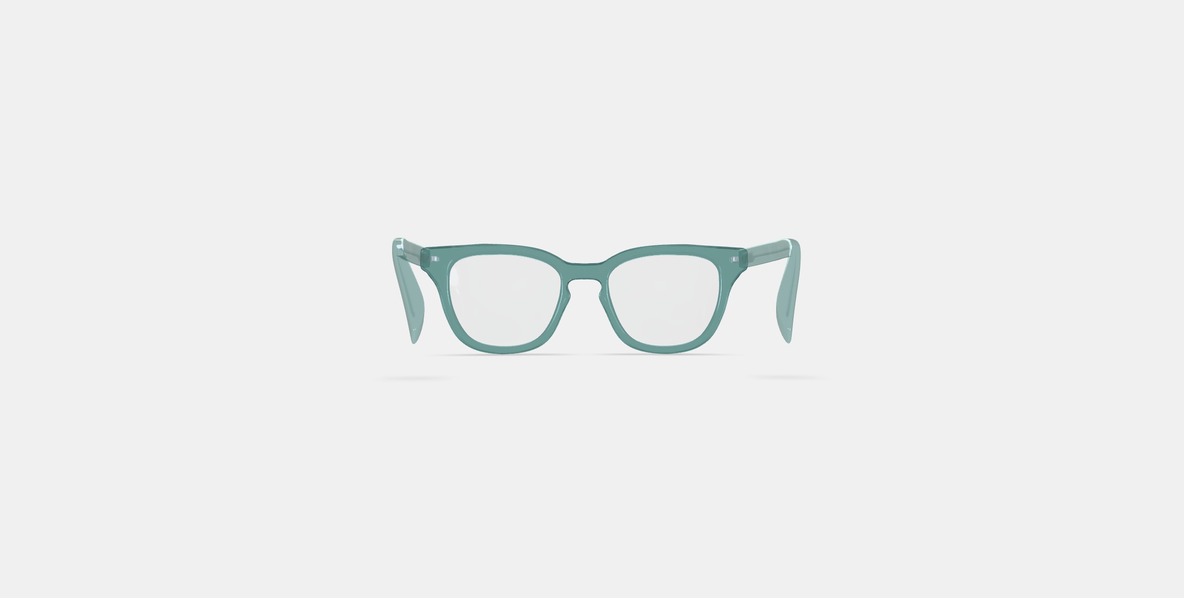 Della Eyeglasses in Viridian 3D model_14