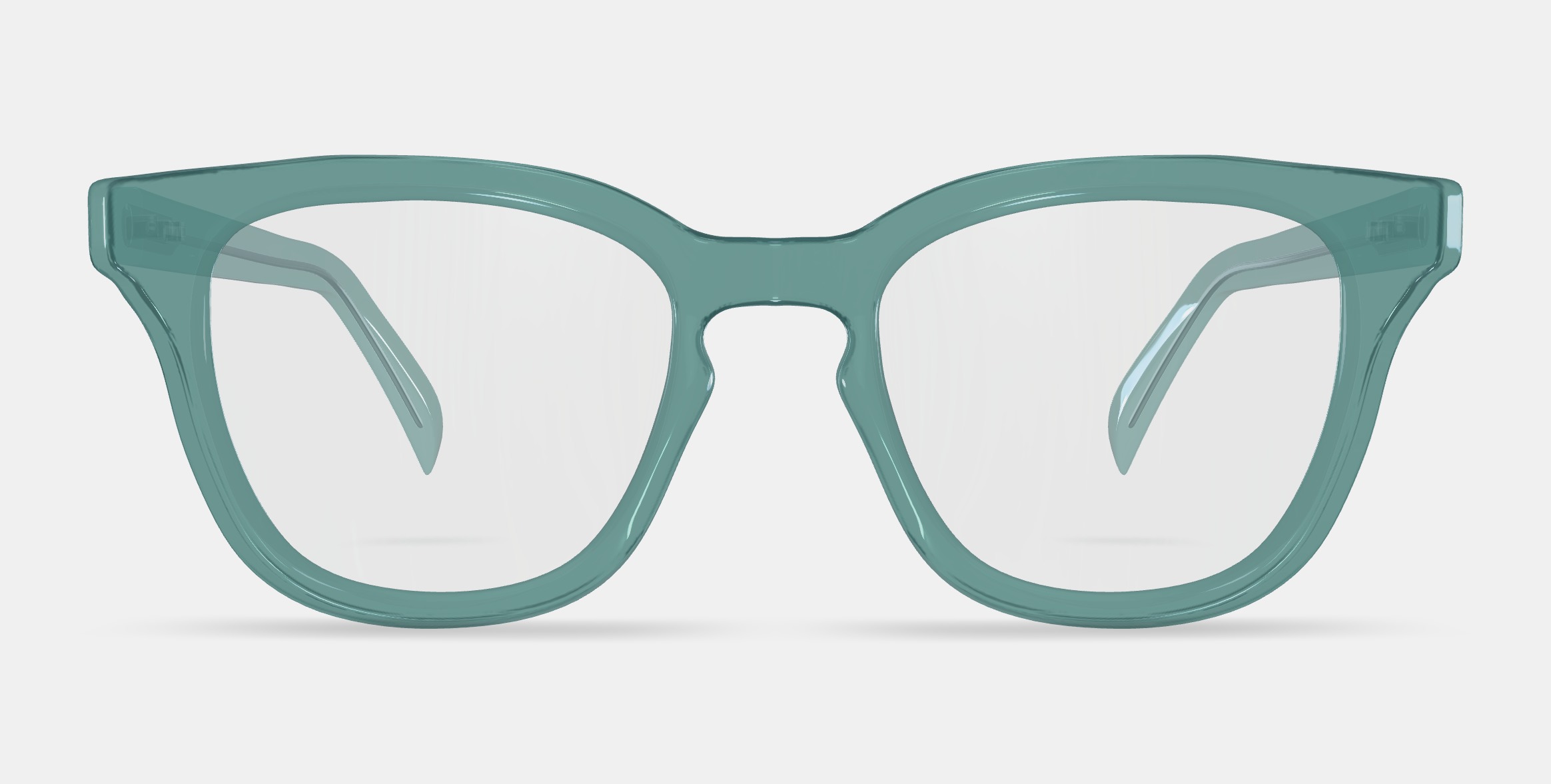 Della Eyeglasses in Viridian 3D model_11