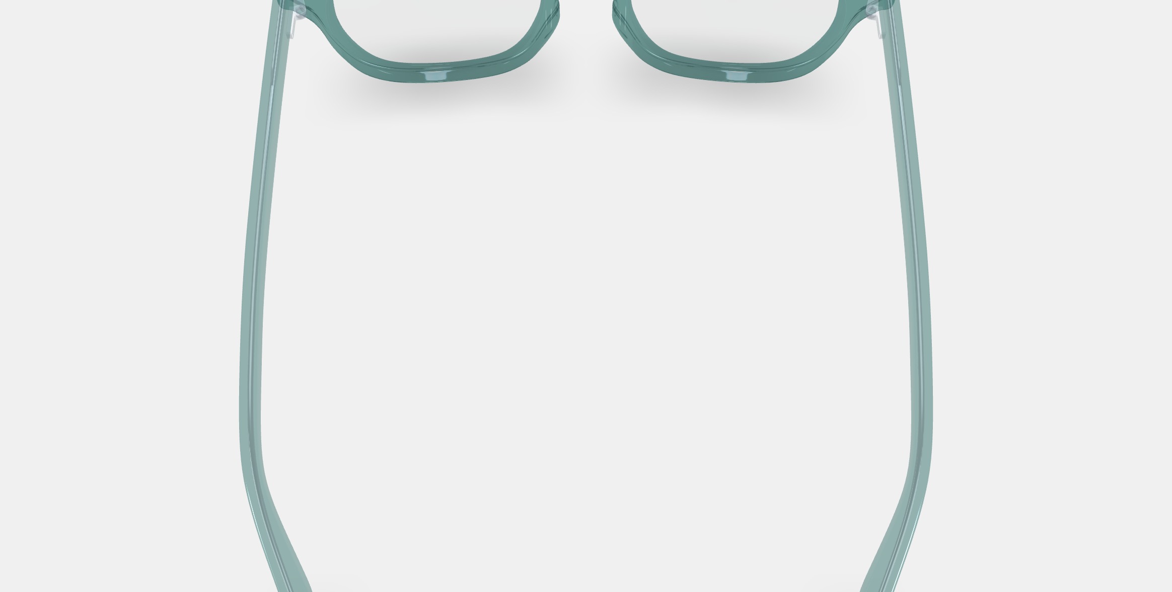 Della Eyeglasses in Viridian 3D model_4