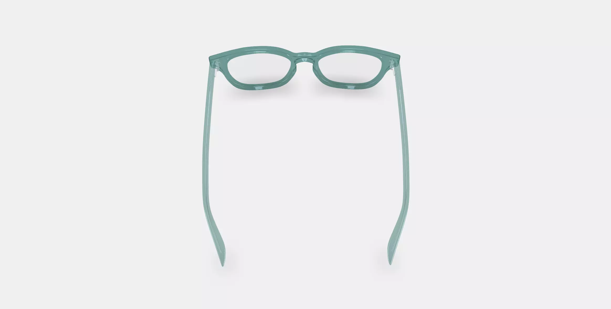 Della Eyeglasses in Viridian 3D model_0