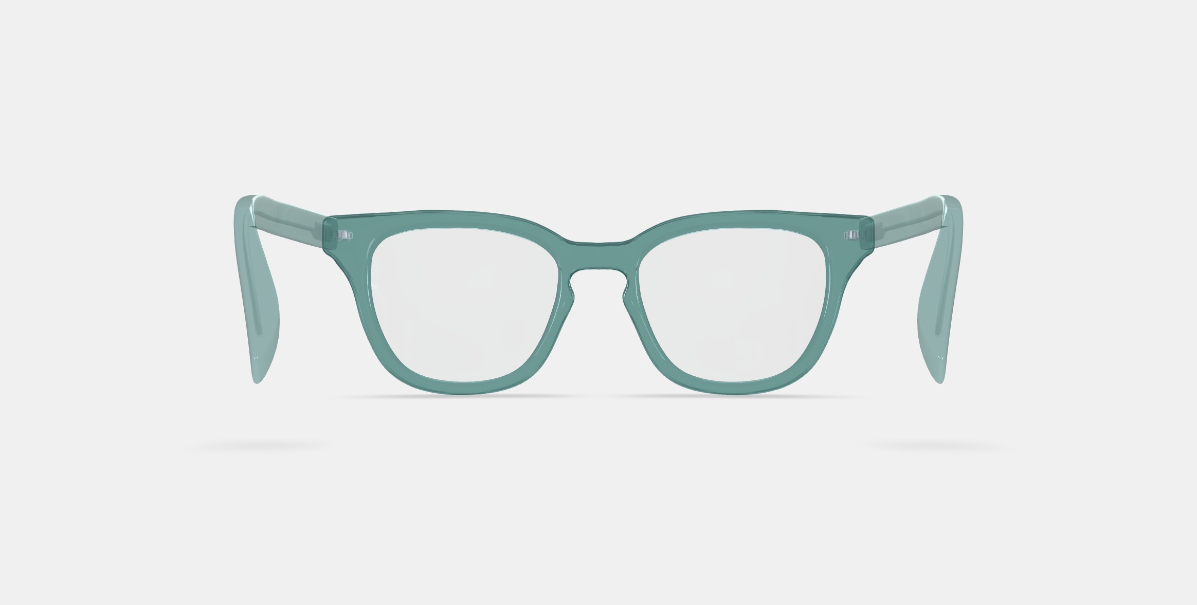 Della Eyeglasses in Viridian 3D model_15