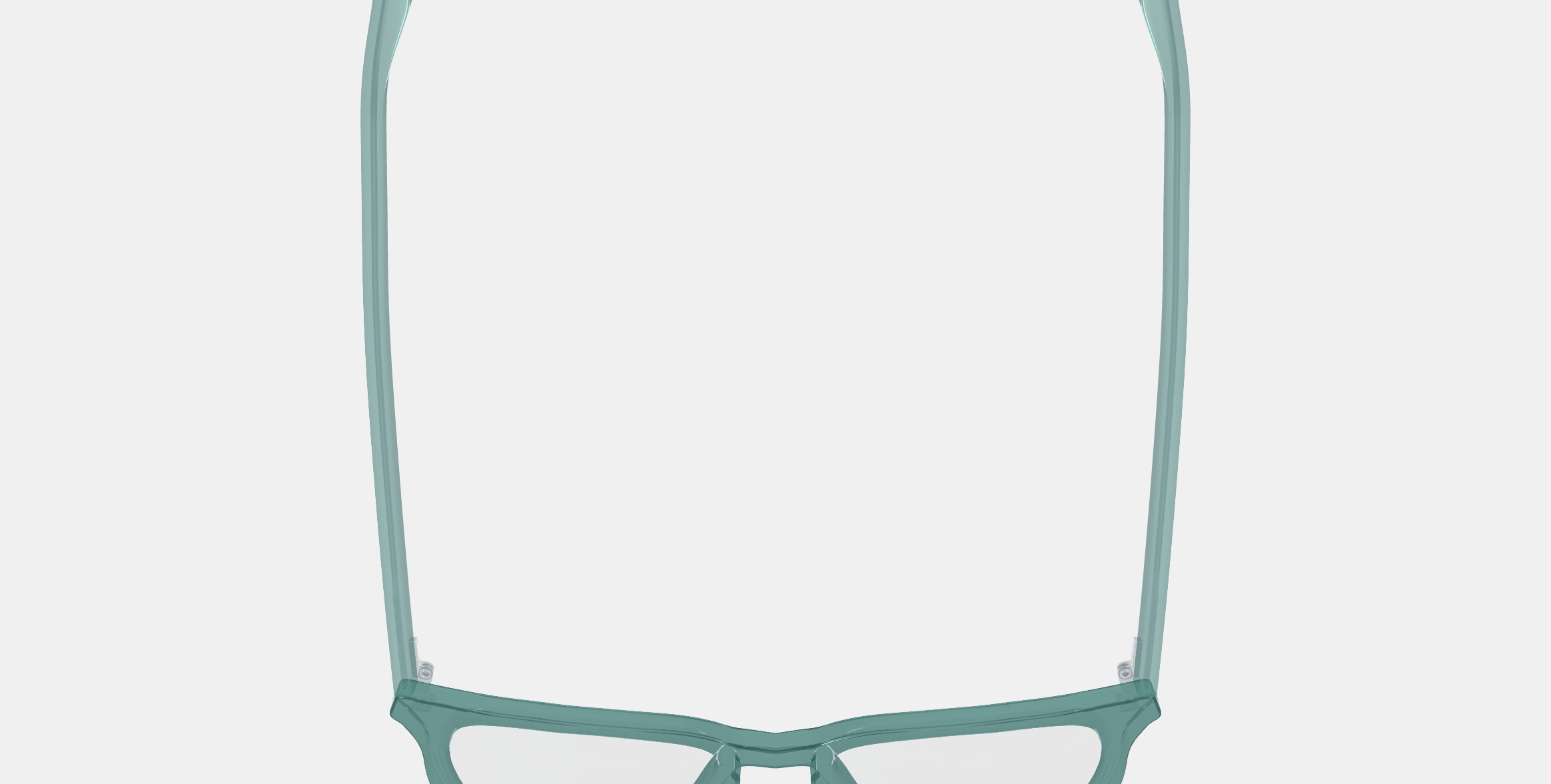 Della Eyeglasses in Viridian 3D model_8