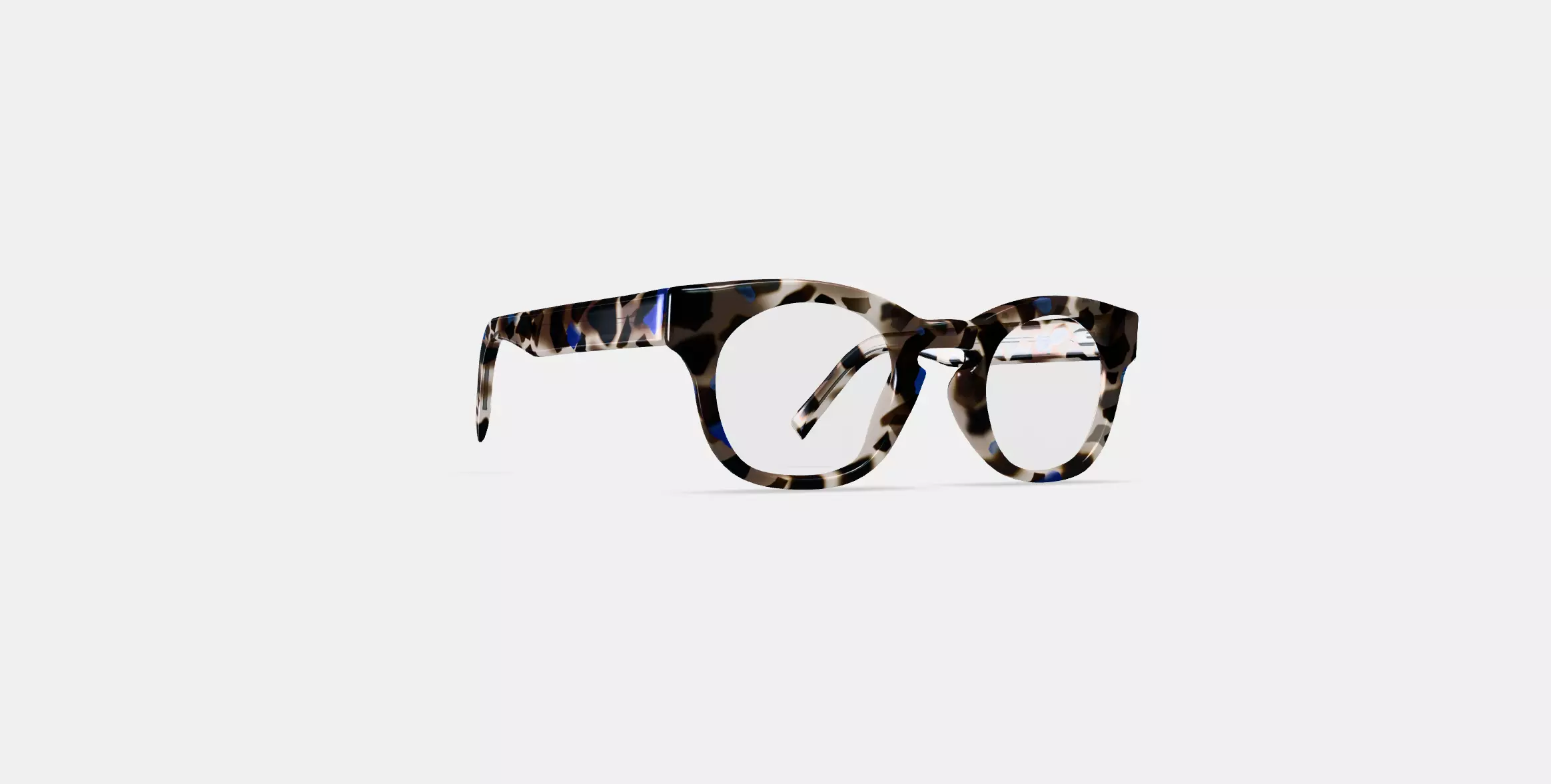 Kimball Eyeglasses in Tanzanite Tortoise 3D model