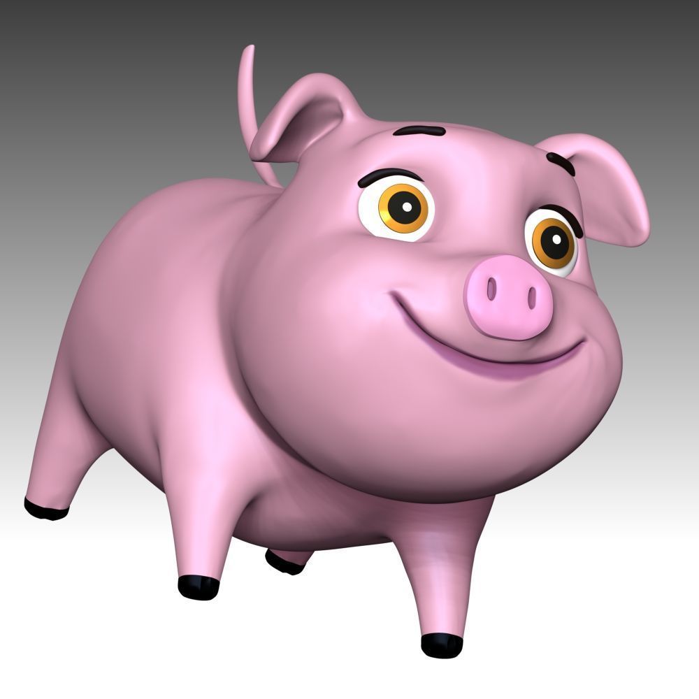 Baby Pigs Piglets - Paw Patrol 3D print model_7