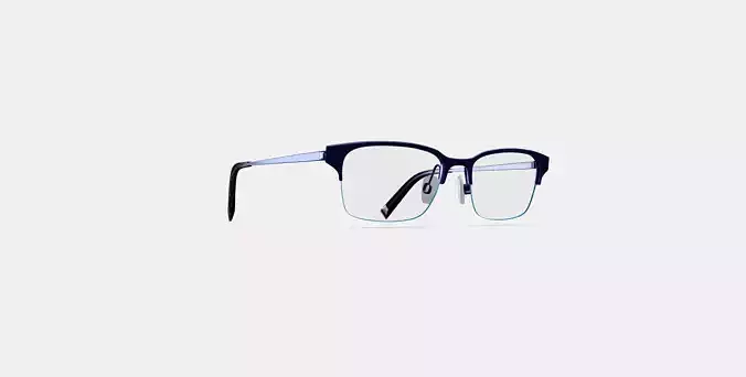 James Eyeglasses in Brushed Navy