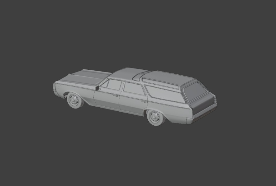 Oldsmobile Vista Cruiser 1964 3D print model_3