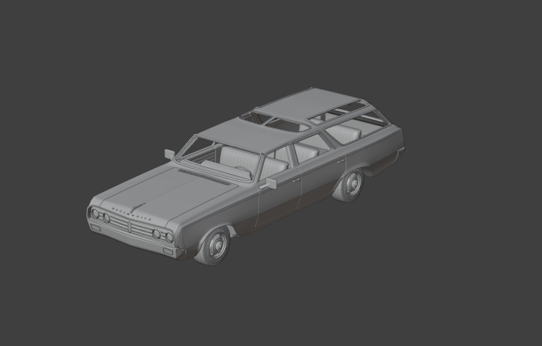 Oldsmobile Vista Cruiser 1964 3D print model_6
