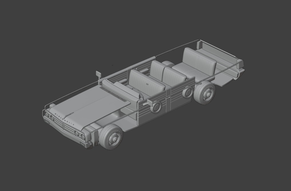 Oldsmobile Vista Cruiser 1964 3D print model_4