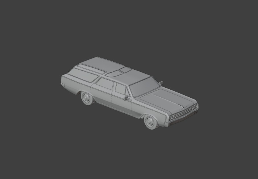 Oldsmobile Vista Cruiser 1964 3D print model_1