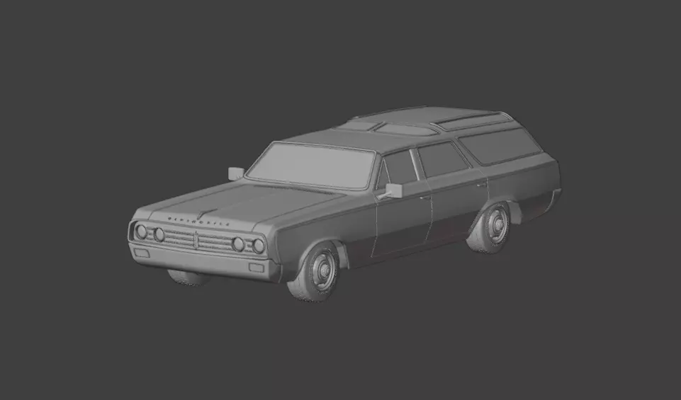 Oldsmobile Vista Cruiser 1964 3D print model_0