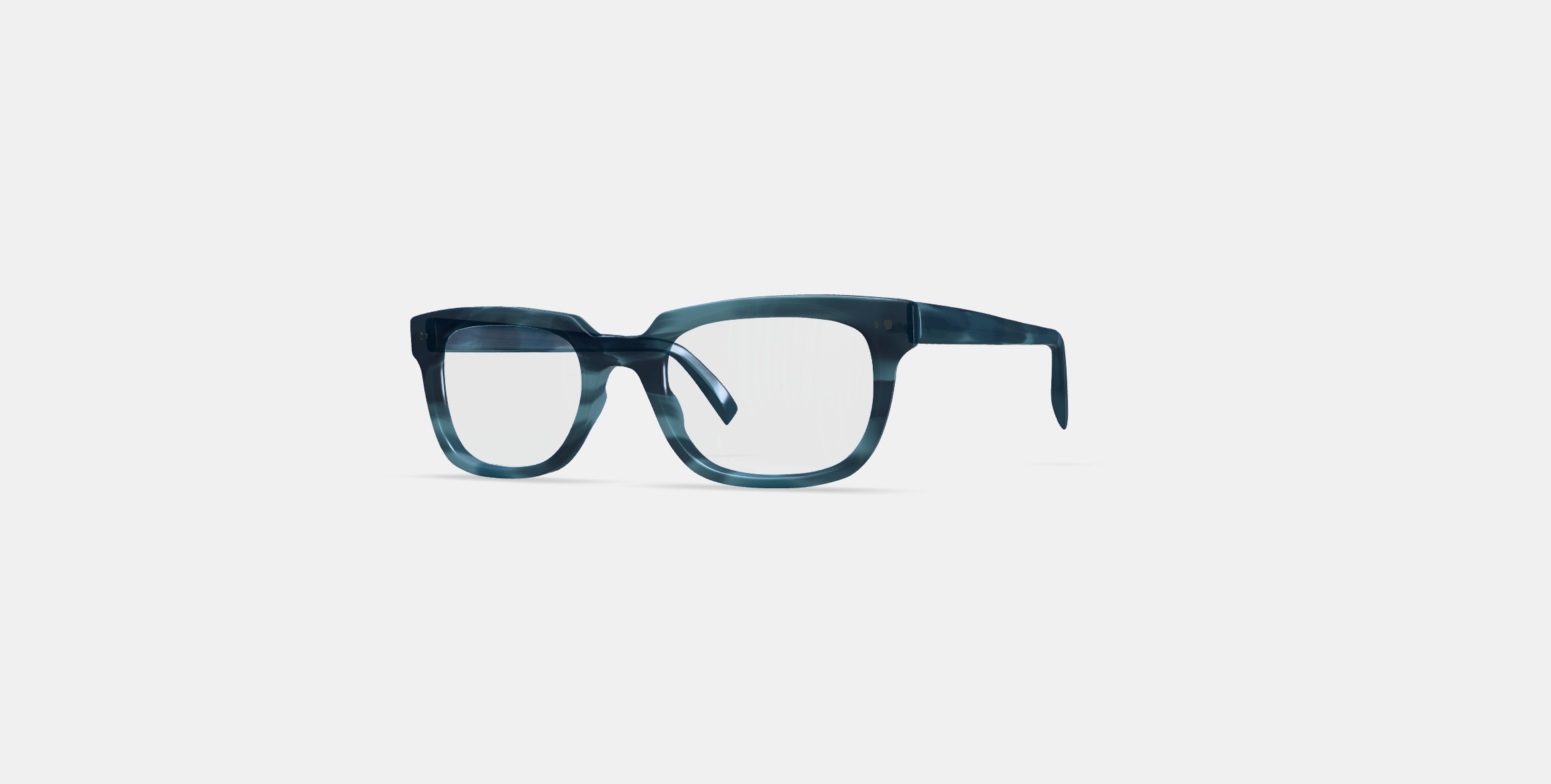 Dunbar Eyeglasses in Marine Slate 3D model_12