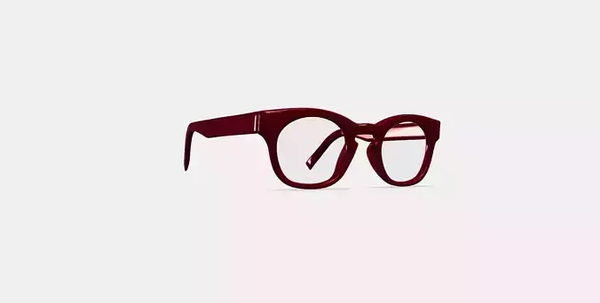 Kimball Eyeglasses in Russet Red