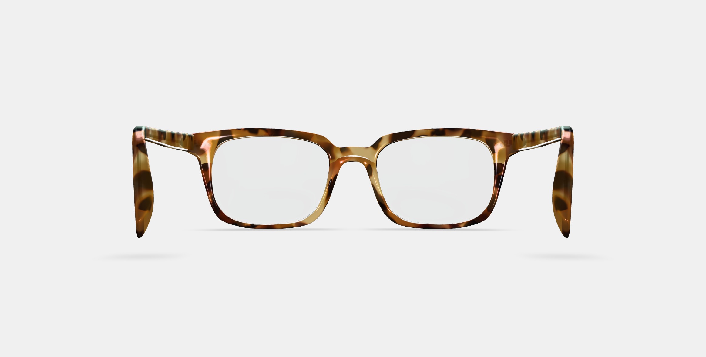 Mullins Eyeglasses in Acorn Tortoise 3D model_15