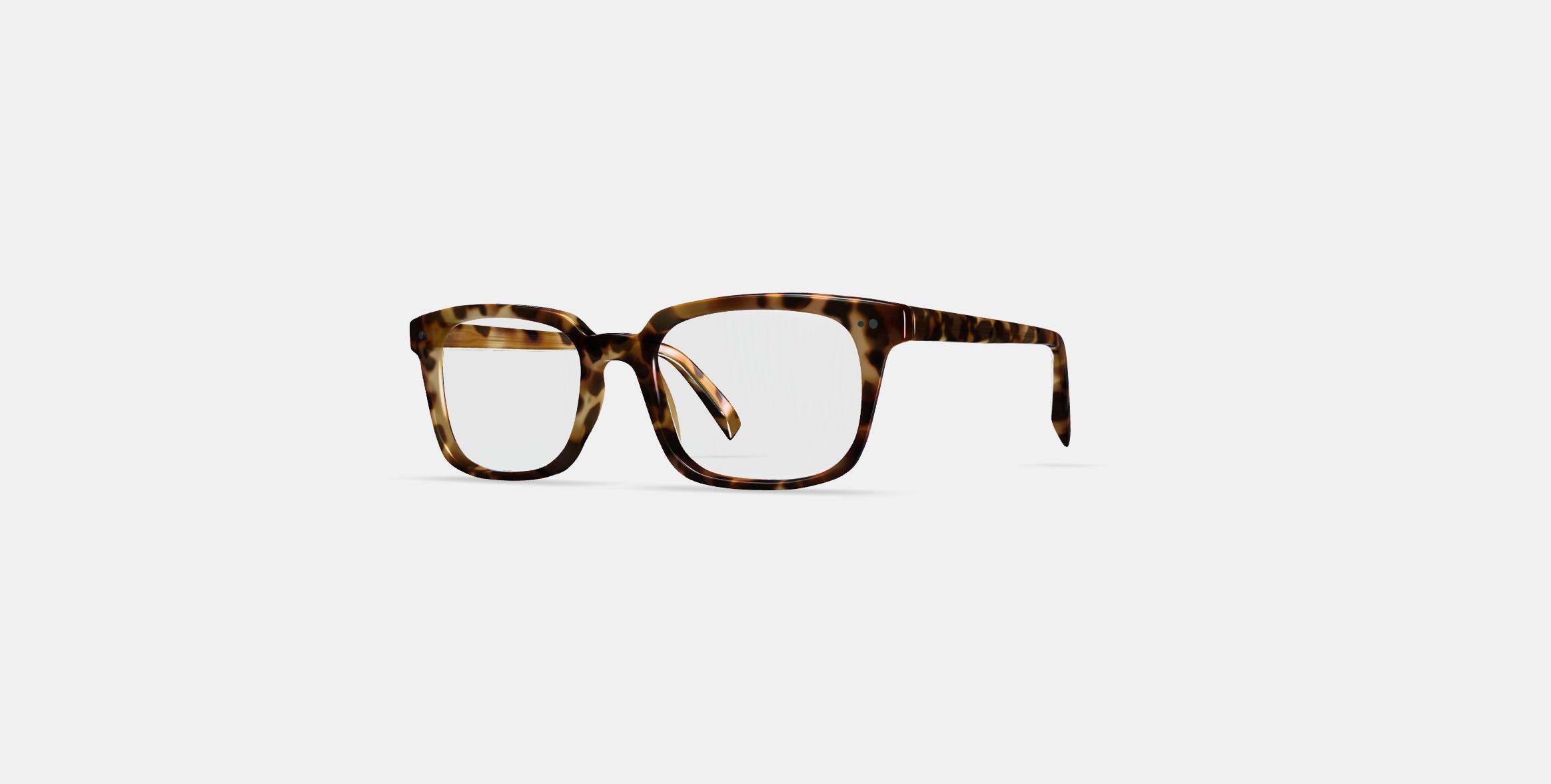 Mullins Eyeglasses in Acorn Tortoise 3D model_12