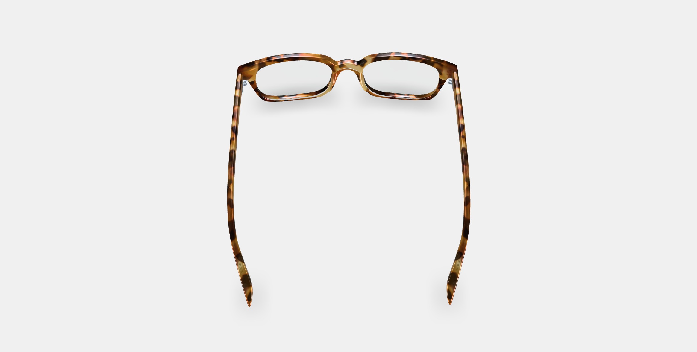 Mullins Eyeglasses in Acorn Tortoise 3D model_2
