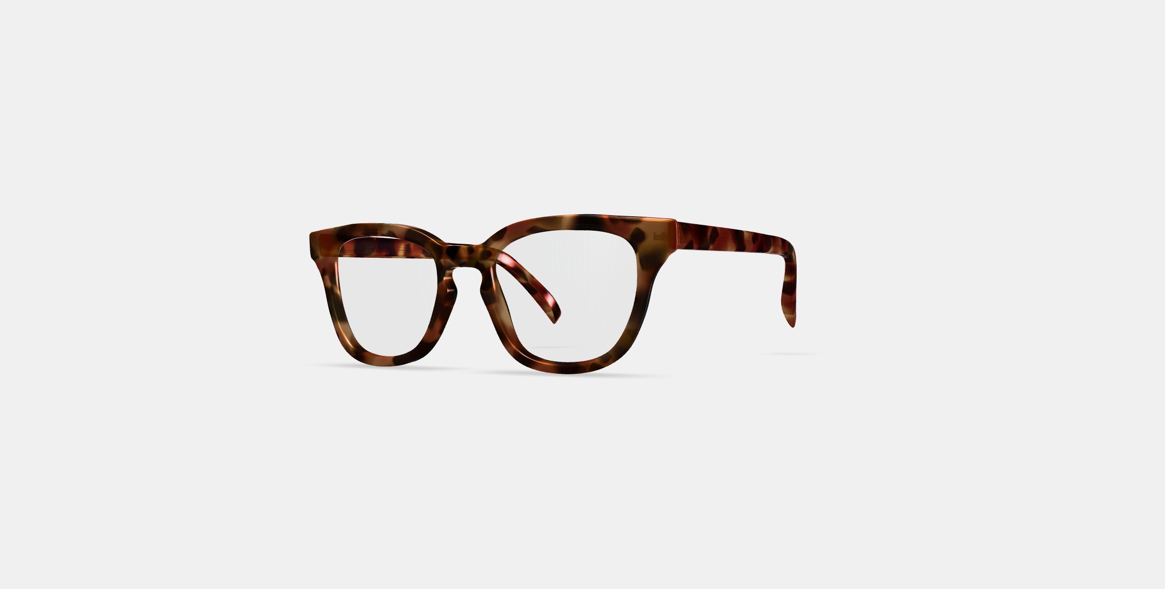Della Eyeglasses in Acorn Tortoise 3D model_12