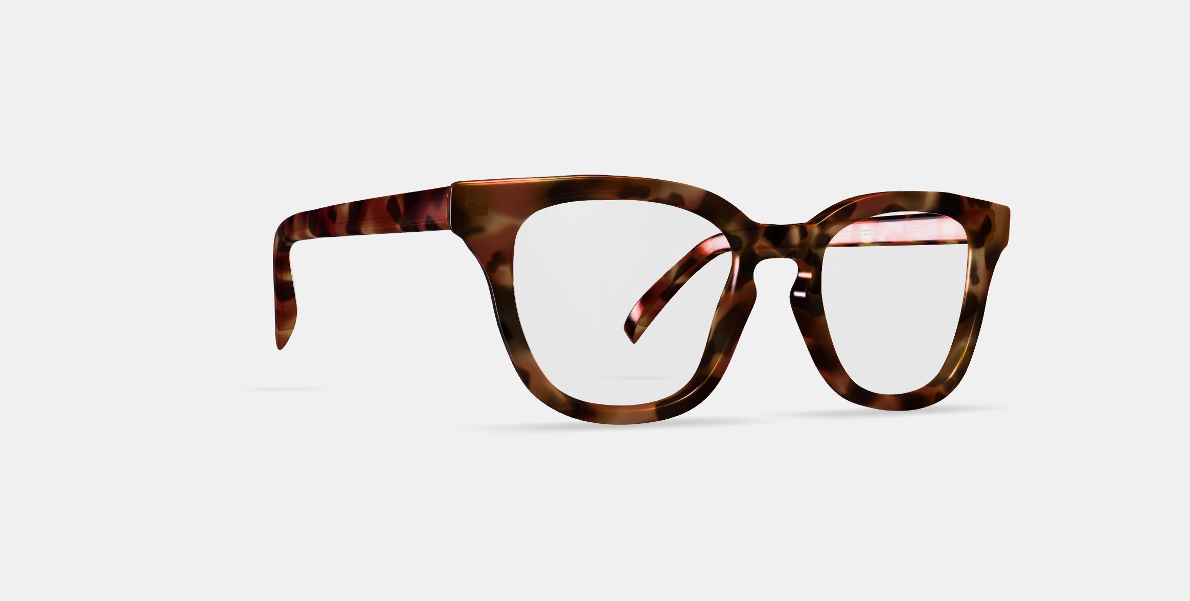 Della Eyeglasses in Acorn Tortoise 3D model_9