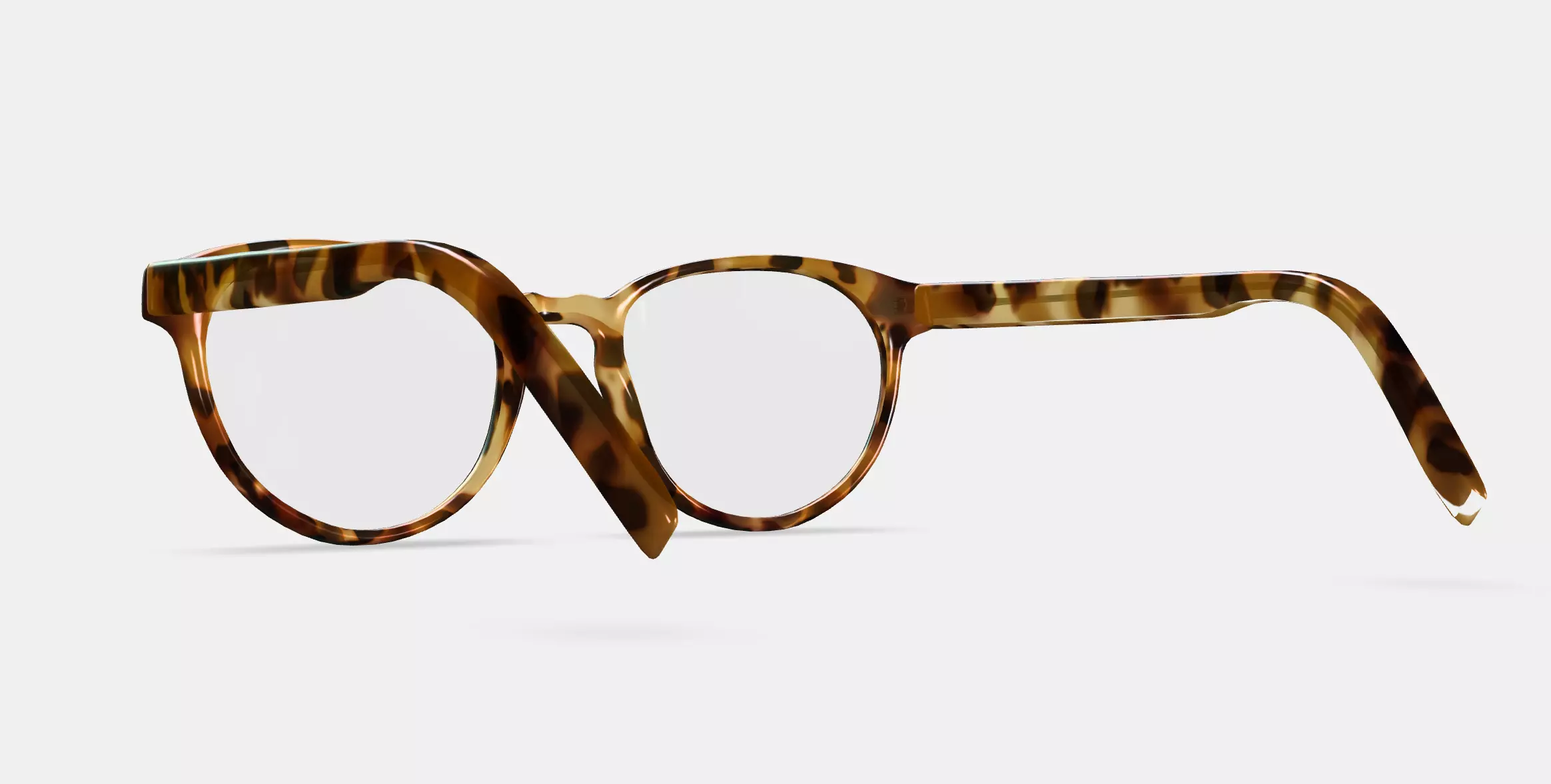 Whalen Eyeglasses in Acorn Tortoise 3D model_0