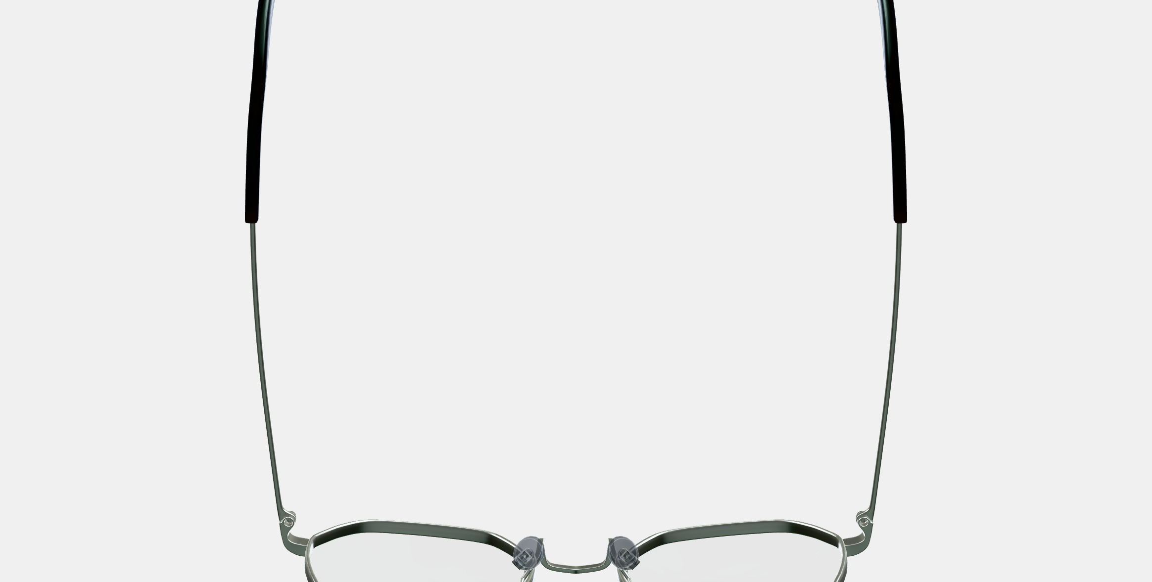 Keiko Eyeglasses in Polished Silver 3D model_8