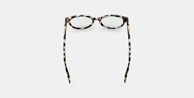 Haley Eyeglasses in Opal Tortoise 3D model
