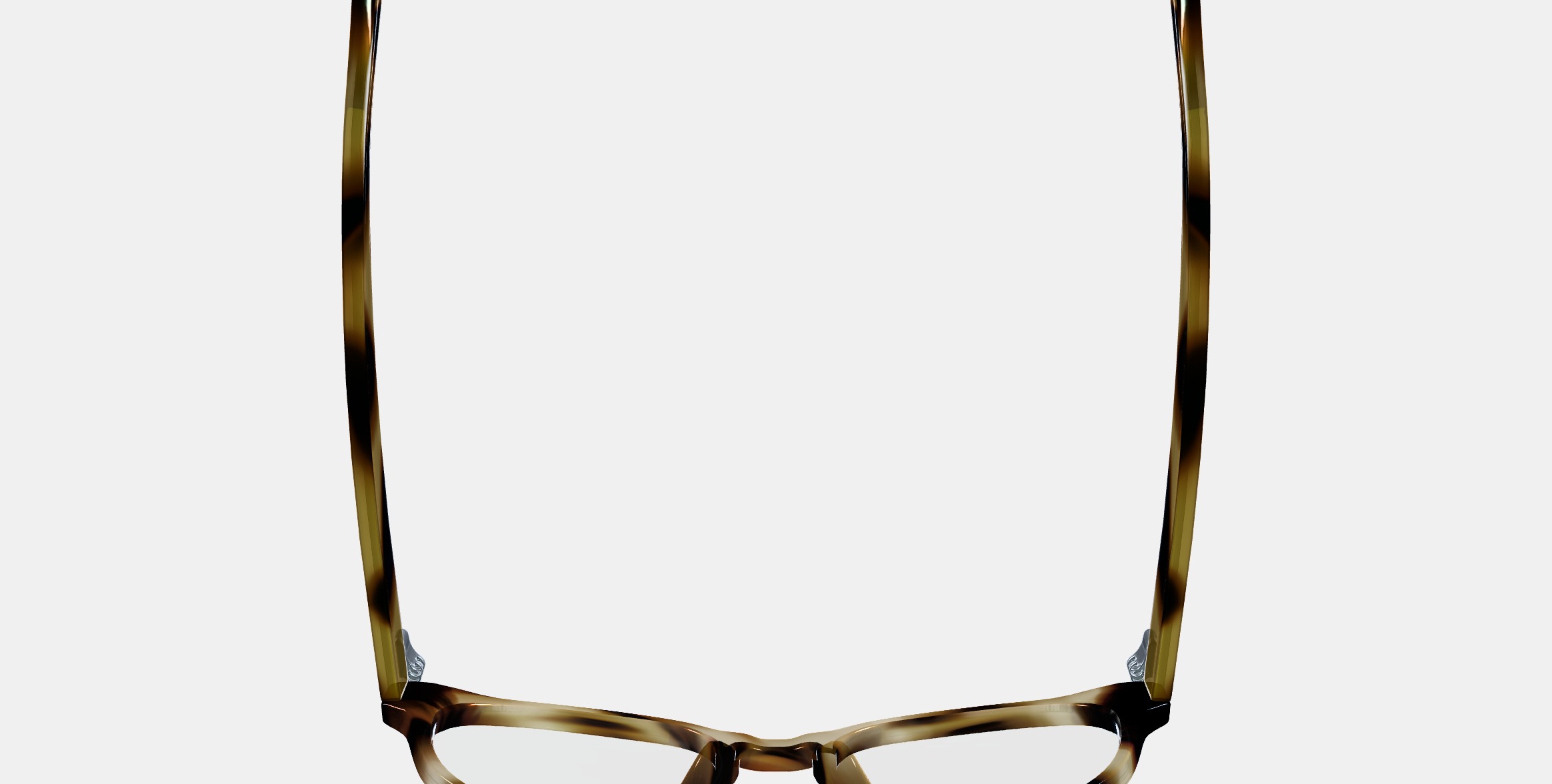 Percey Low Bridge Fit Eyeglasses in Striped Sassafras 3D model_8