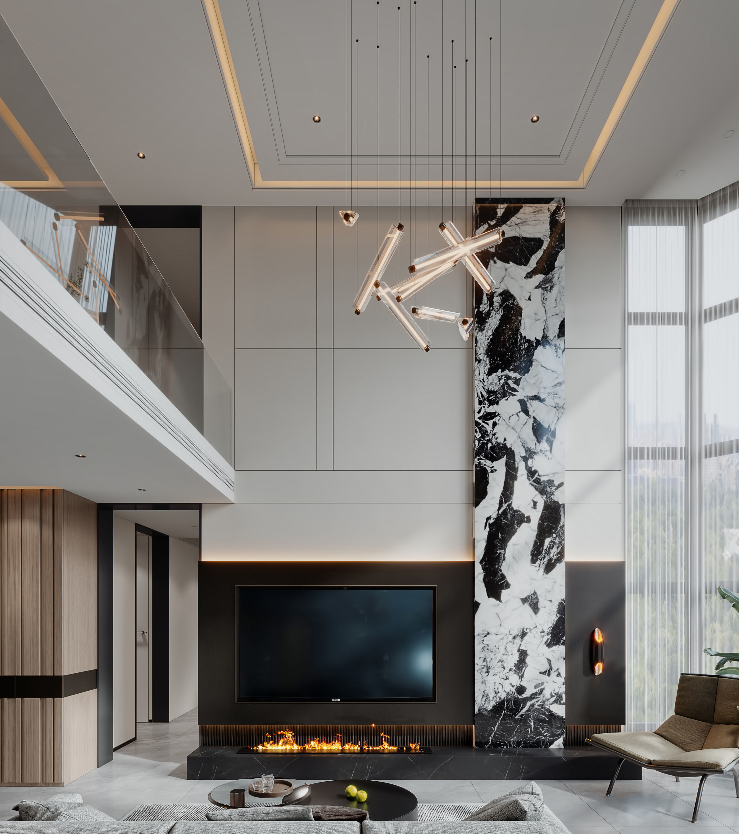       villa interior 3D model_4