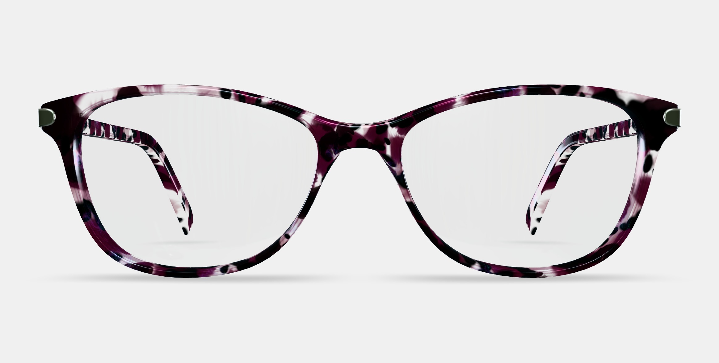 Daisy Low Bridge Fit Eyeglasses in Violet Quartz Crystal with P 3D model_11