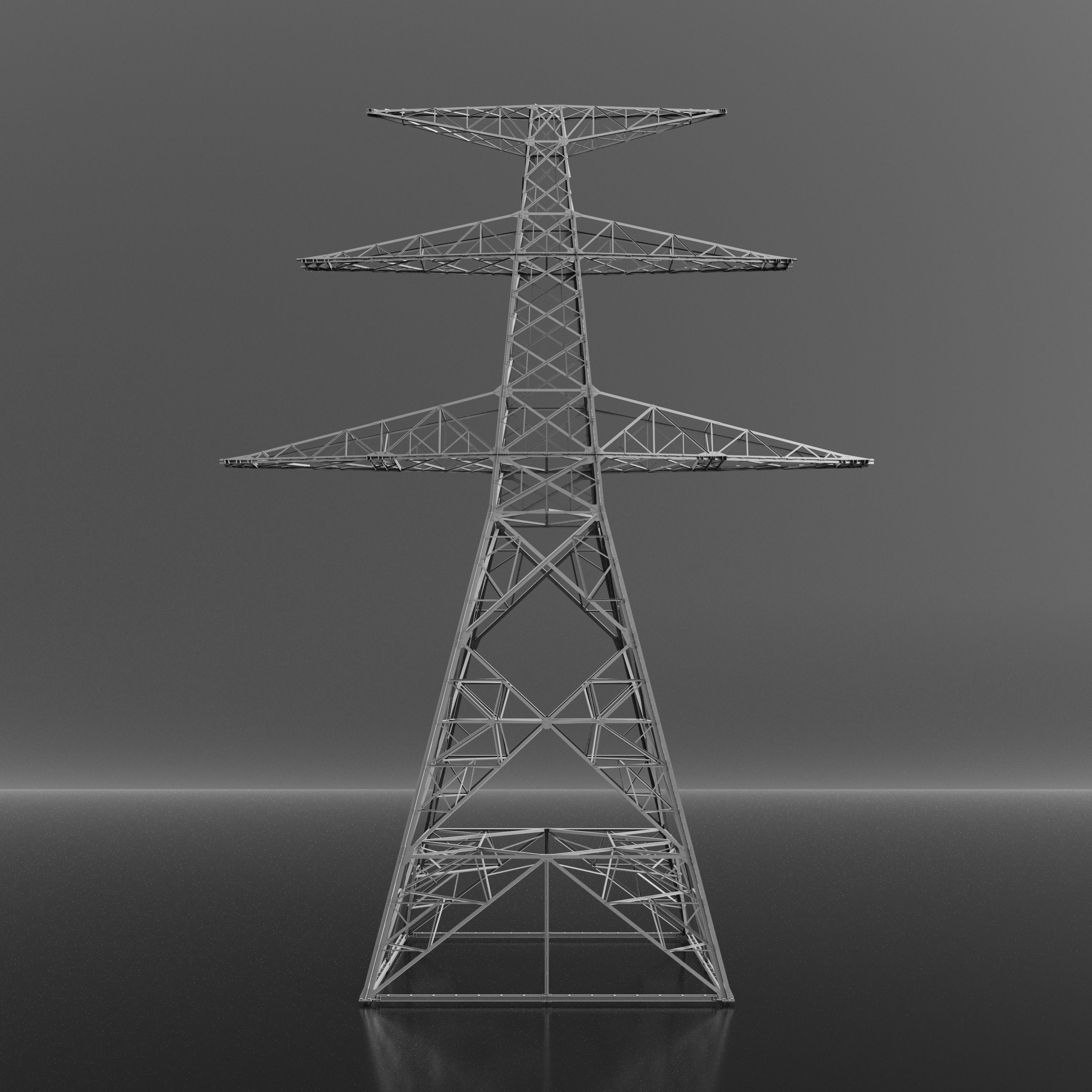 Electric Transmission Towers 3D model_1