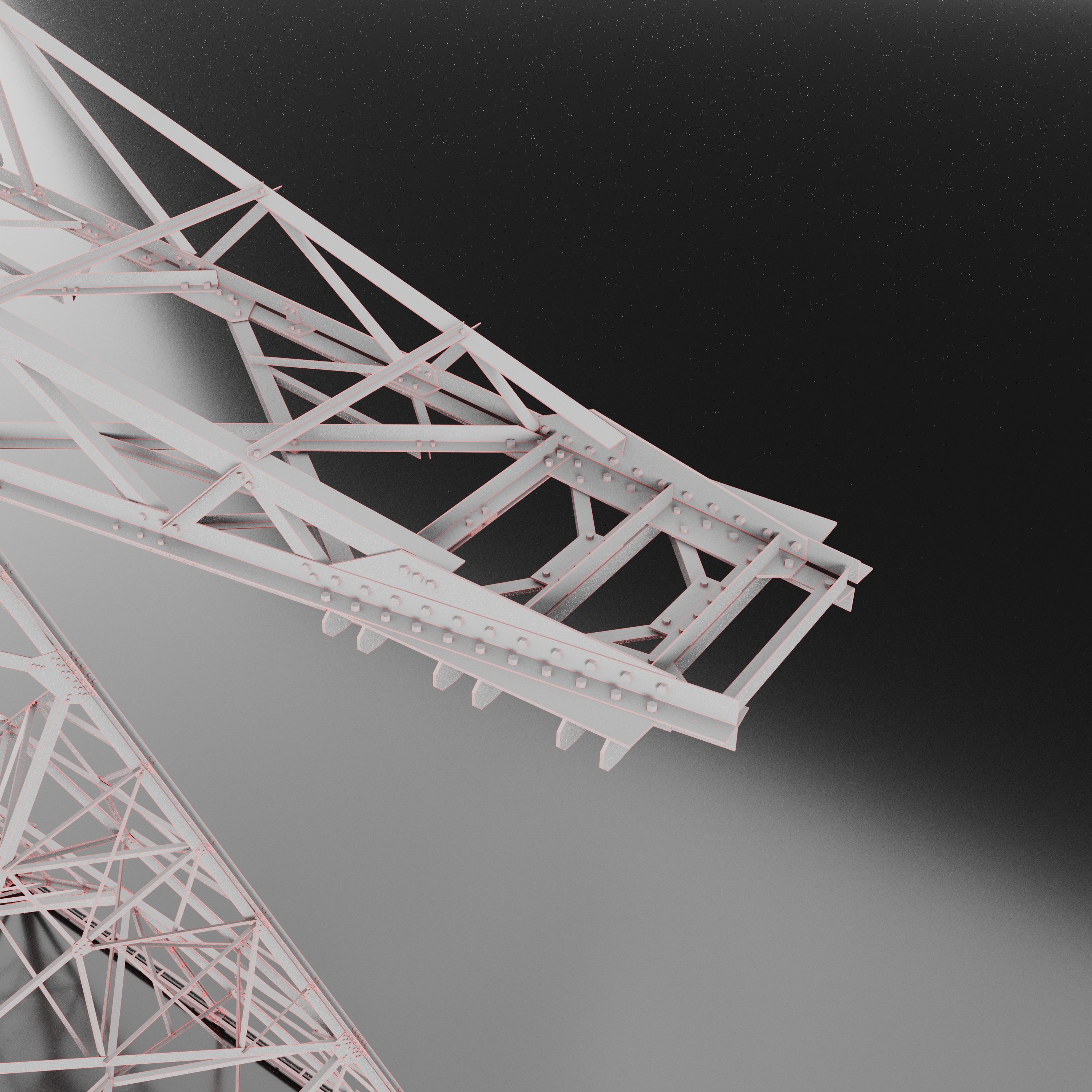 Electric Transmission Towers 3D model_12