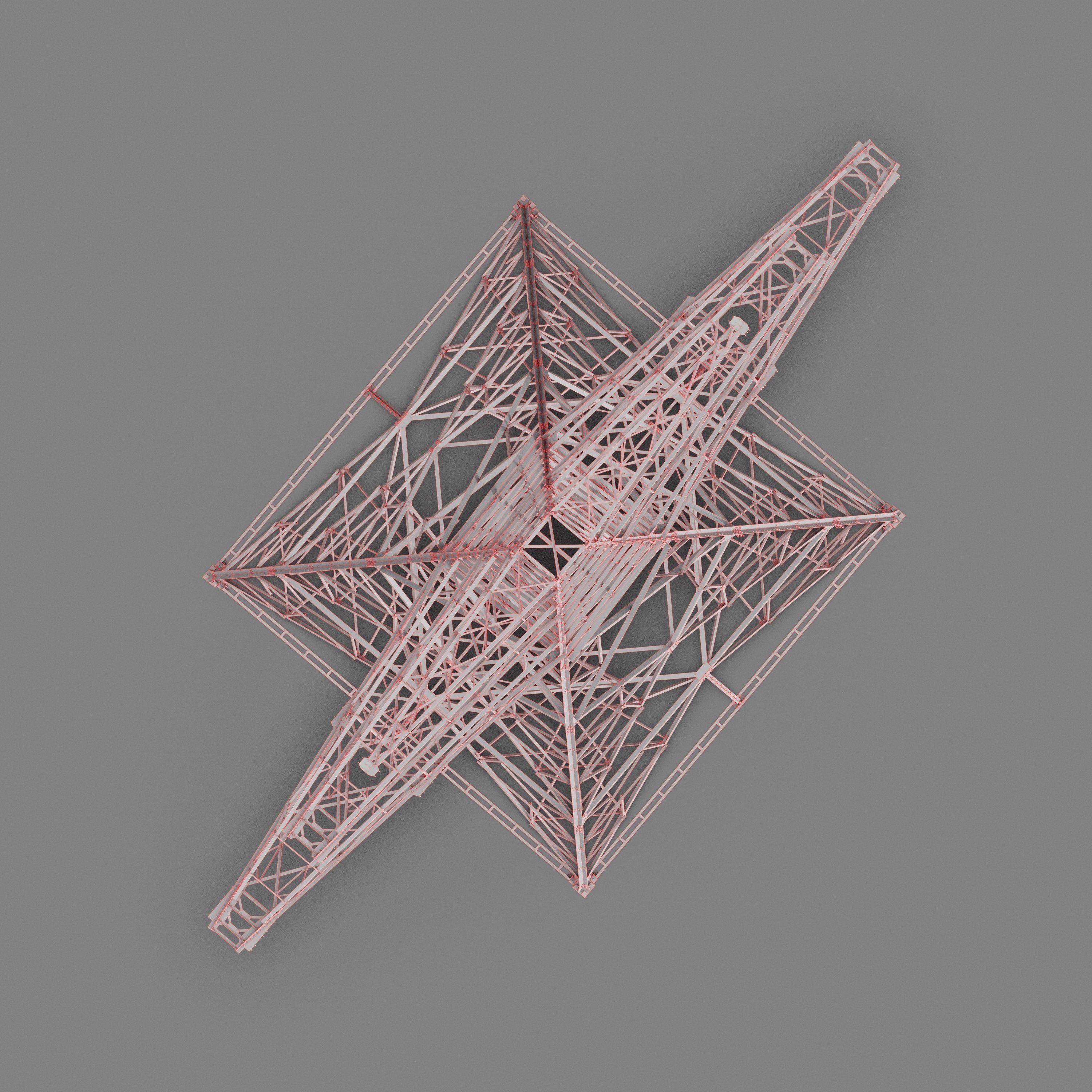 Electric Transmission Towers 3D model_10