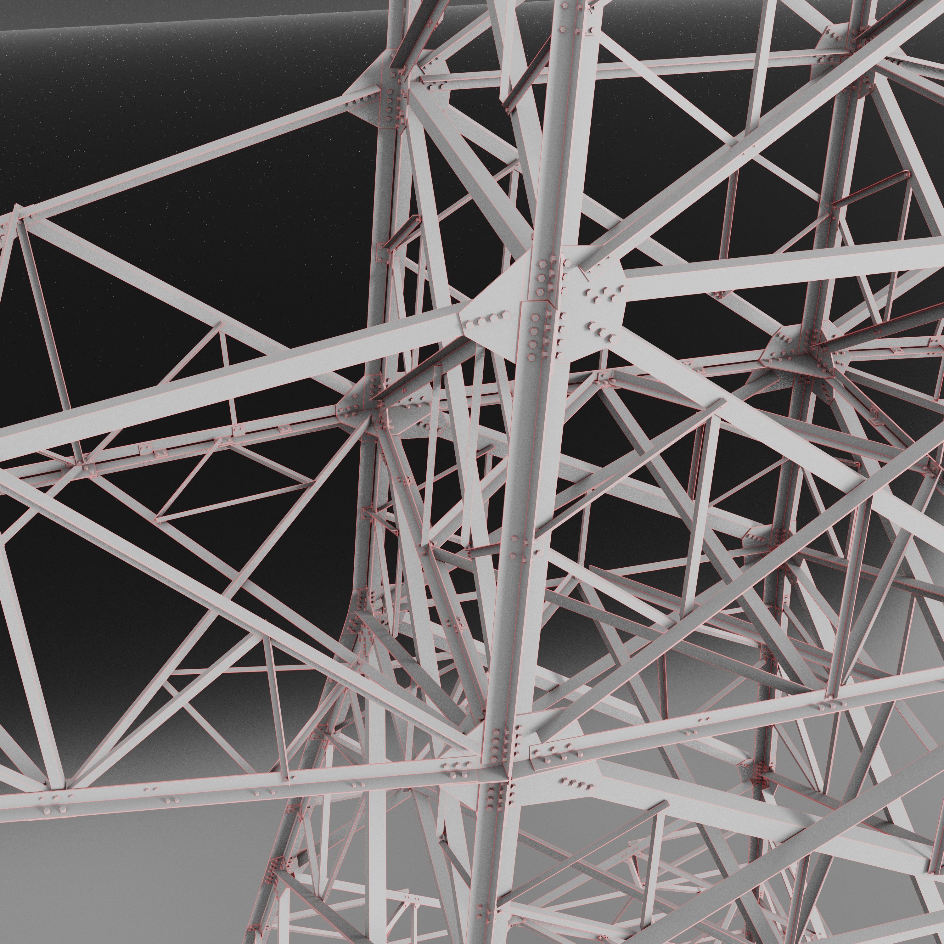 Electric Transmission Towers 3D model_11