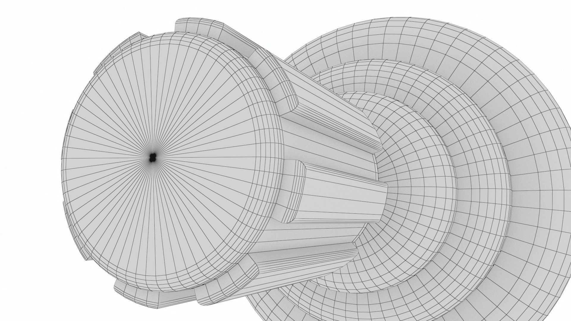 Motor - Rigged Low-poly 3D model_23