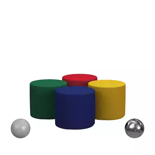 oftScape 18 Round Ottoman