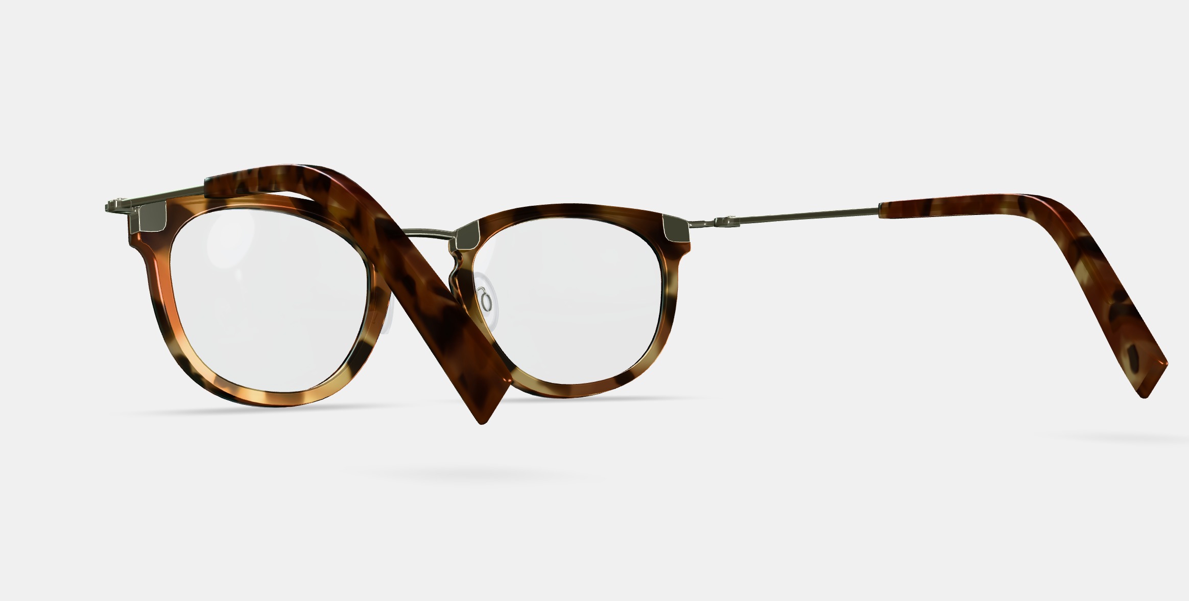 Moriarty Eyeglasses in Acorn Tortoise with Riesling 3D model_3