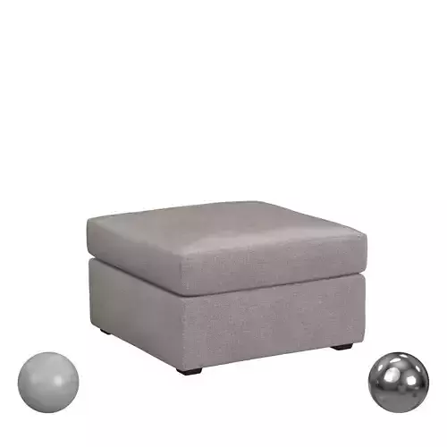 Ottoman Select Modular In Light Grey