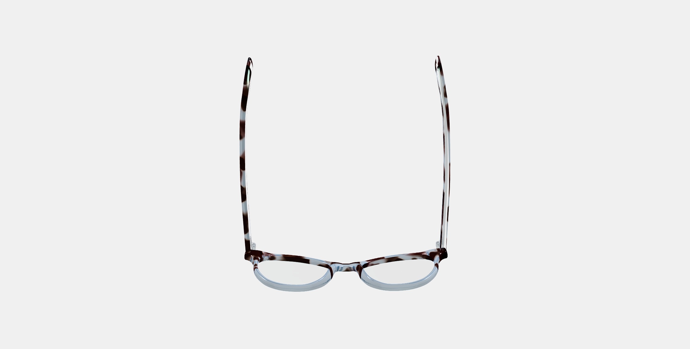Virginia Eyeglasses in Icecap Tortoise Fade 3D model_7