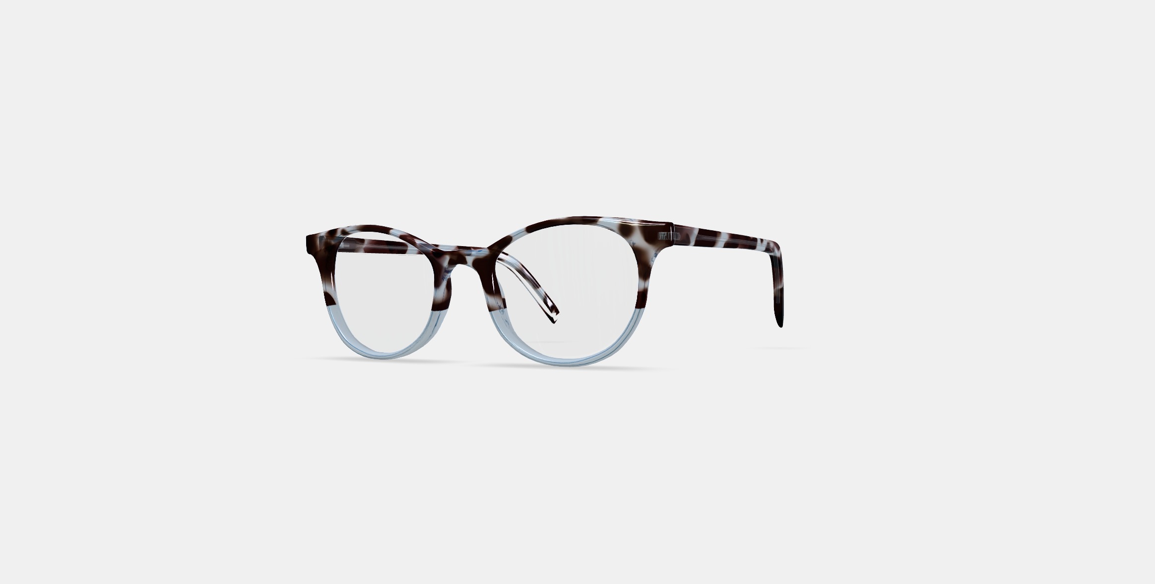 Virginia Eyeglasses in Icecap Tortoise Fade 3D model_12
