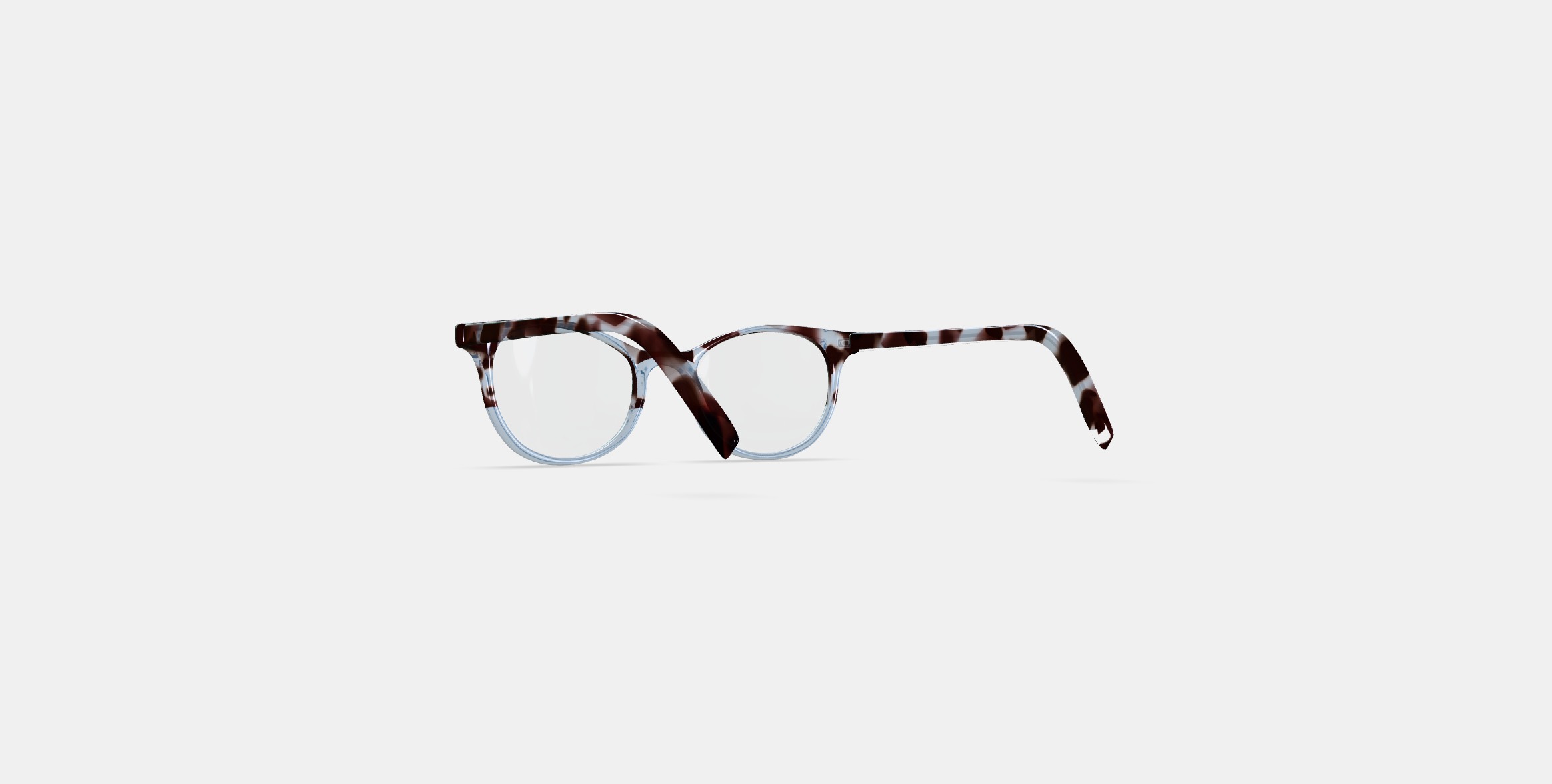 Virginia Eyeglasses in Icecap Tortoise Fade 3D model_16